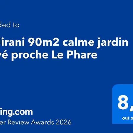Apartment Le Jirani 90m2 Calme Jardin Prive Proche Le Phare